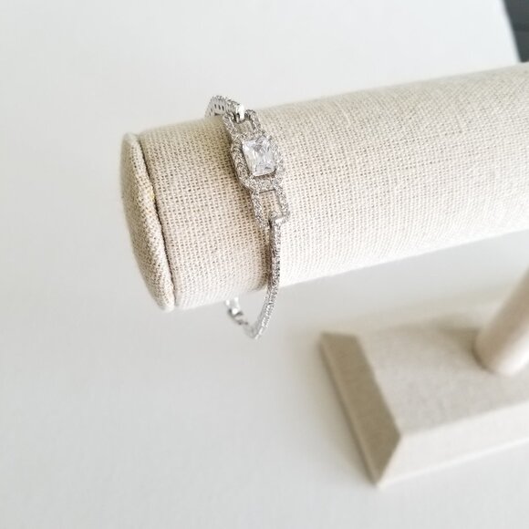 Cubic Zirconia Tennis Bracelet - Picture 3 of 6